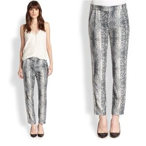 The Kooples Python Snakeskin Print Pants